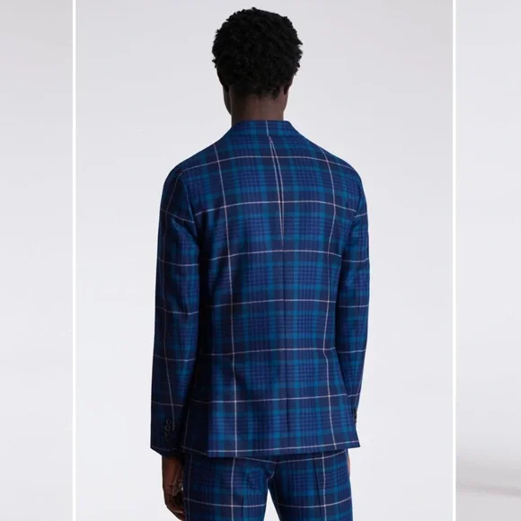 NWD Paul Smith Men’s2 Button Tartan Plaid Wool Sport Coat US 36 /IT 46 $1295